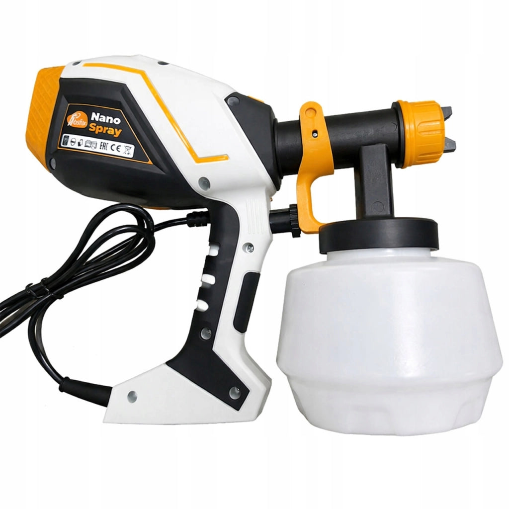 Pistola a Spruzzo Elettrica NanoSpray HVLP 1000W – 5 Ugelli, Serbatoio 1200ml | Verniciatura Pareti, Mobili, Recinzioni
