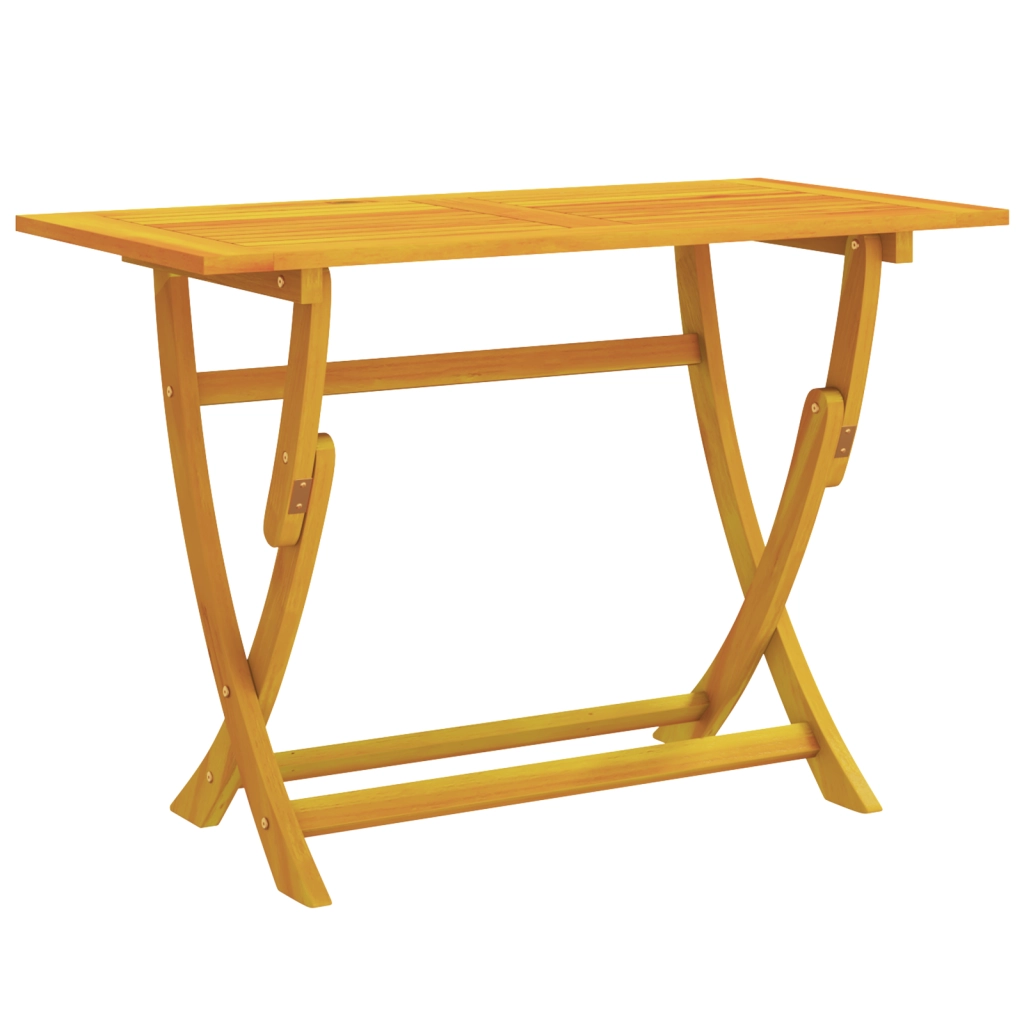 Set da Pranzo da Giardino in 5 Pezzi Legno Massello di Acacia