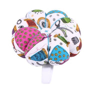 Pompa per spilli - Supporto per spilli in forma di melone - Portatile - Cintura regolabile - Doppio utilizzo - Utile per progetti di ricamo - 9,8x9,8x3,3 cm - Supporto per spilli