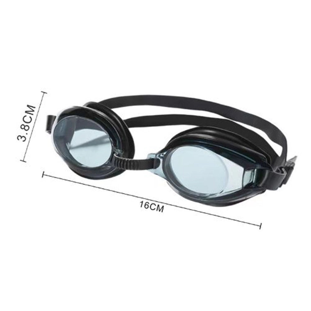 Trade Shop - Occhialini Nuoto Con Tappi Per Naso Orecchie Regolabili Antiappannamento 5 Colori 605422 -