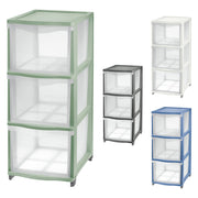 1pz cassettiera 'cover line' colore trasparente/panna codice 8034832 cod:ferx.8034832nlm