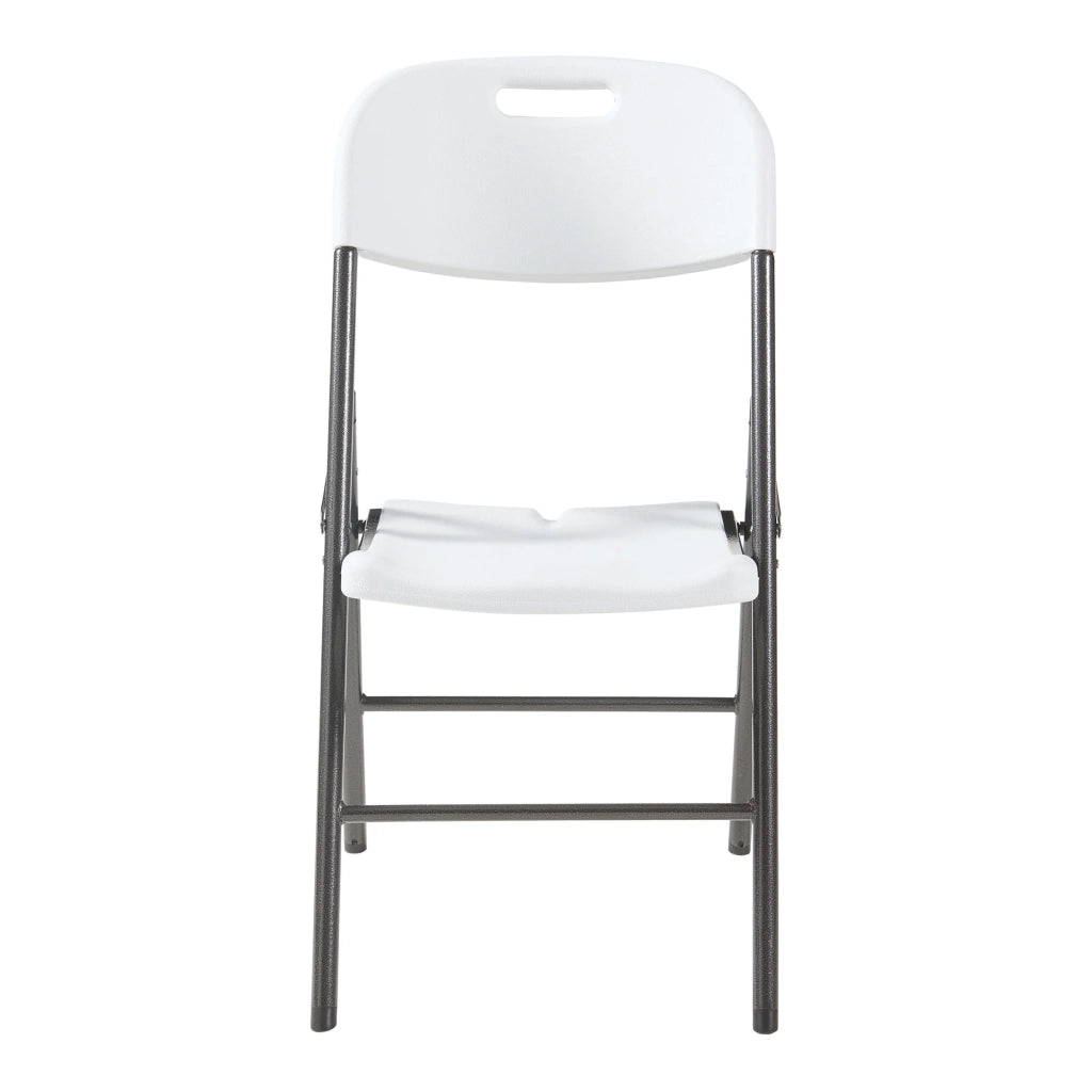 Set di 4 sedie pieghevoli 87 x 46 x 53 cm bianche 03_0009843