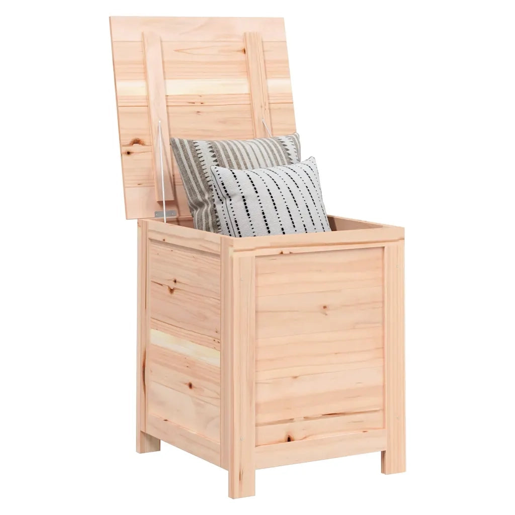 Scatola per Cuscini da Esterno 50x50x56cm Legno Massello Abete 152162