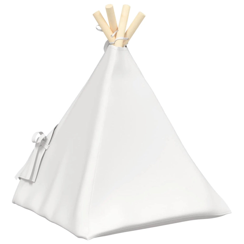 Tenda per animali con cuscino Bianco 40 x 40 x 50 cm Poliestere
