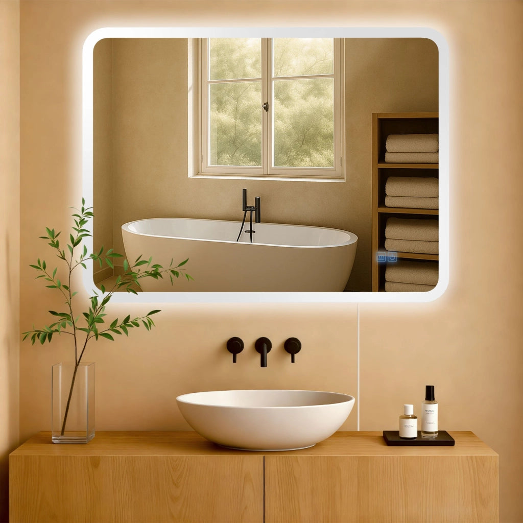 Specchio da bagno Jericho 60x80 senza Bluetooth