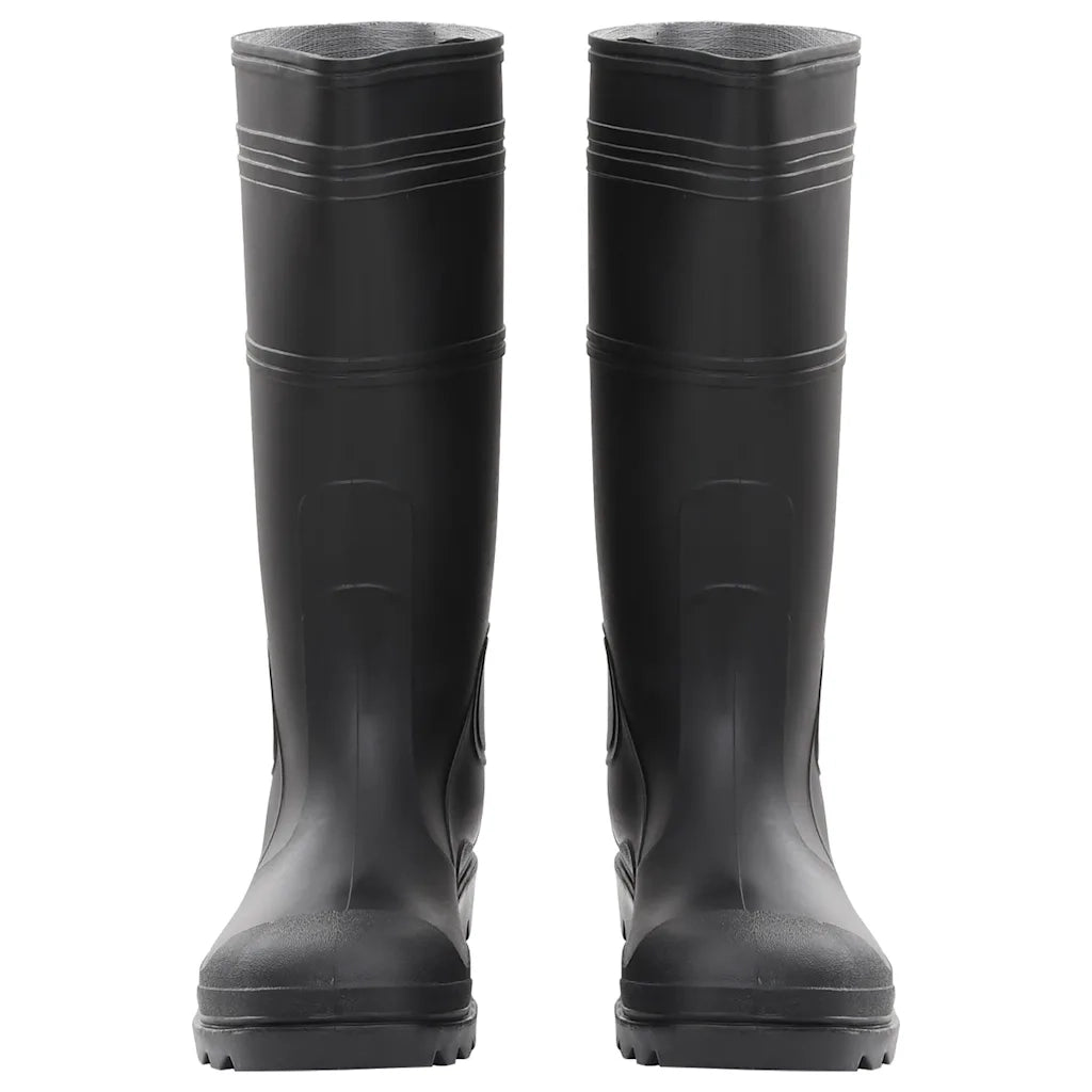 Stivali da Pioggia Neri Misura 46 in PVC