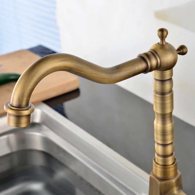 Rubinetto Da Lavabo Bona Old Gold High