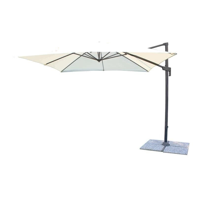 OMBRELLONE NEWTON CON TELO ECRÙ 2 X 3 MT