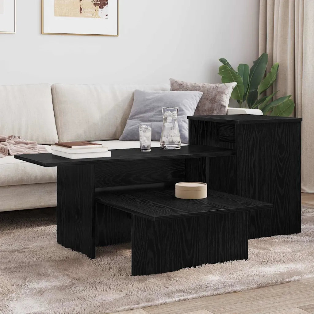 Tavolo consolle Rovere Nero 91,5 x 35 x 38,5 cm 891161