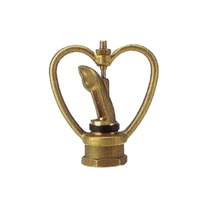 Agrati 1102 Irrigatore Farfalla Ottone Attacco 3-4'' F Gittata 4.5 m Irrigazione 360 gradi