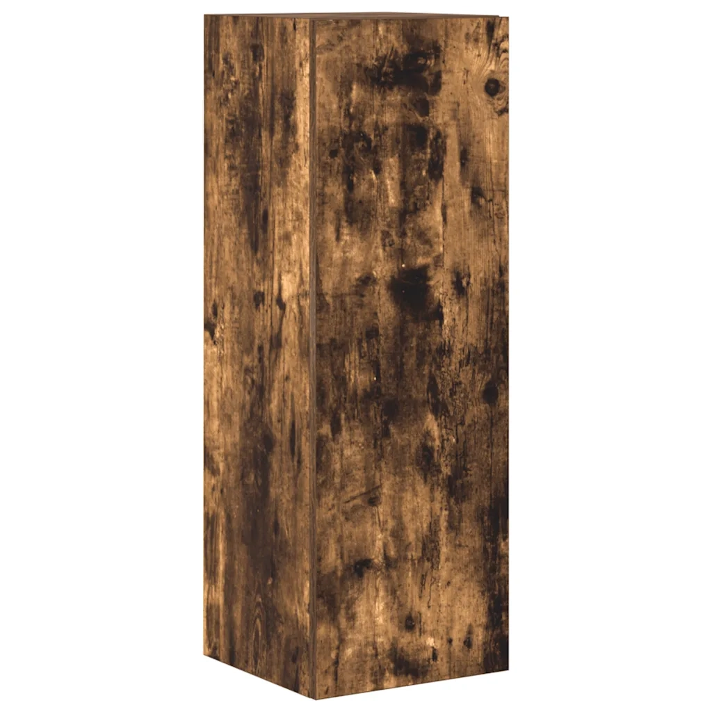 Set Mobili Porta TV 3 pz Rovere Fumo in Legno Multistrato 3120224