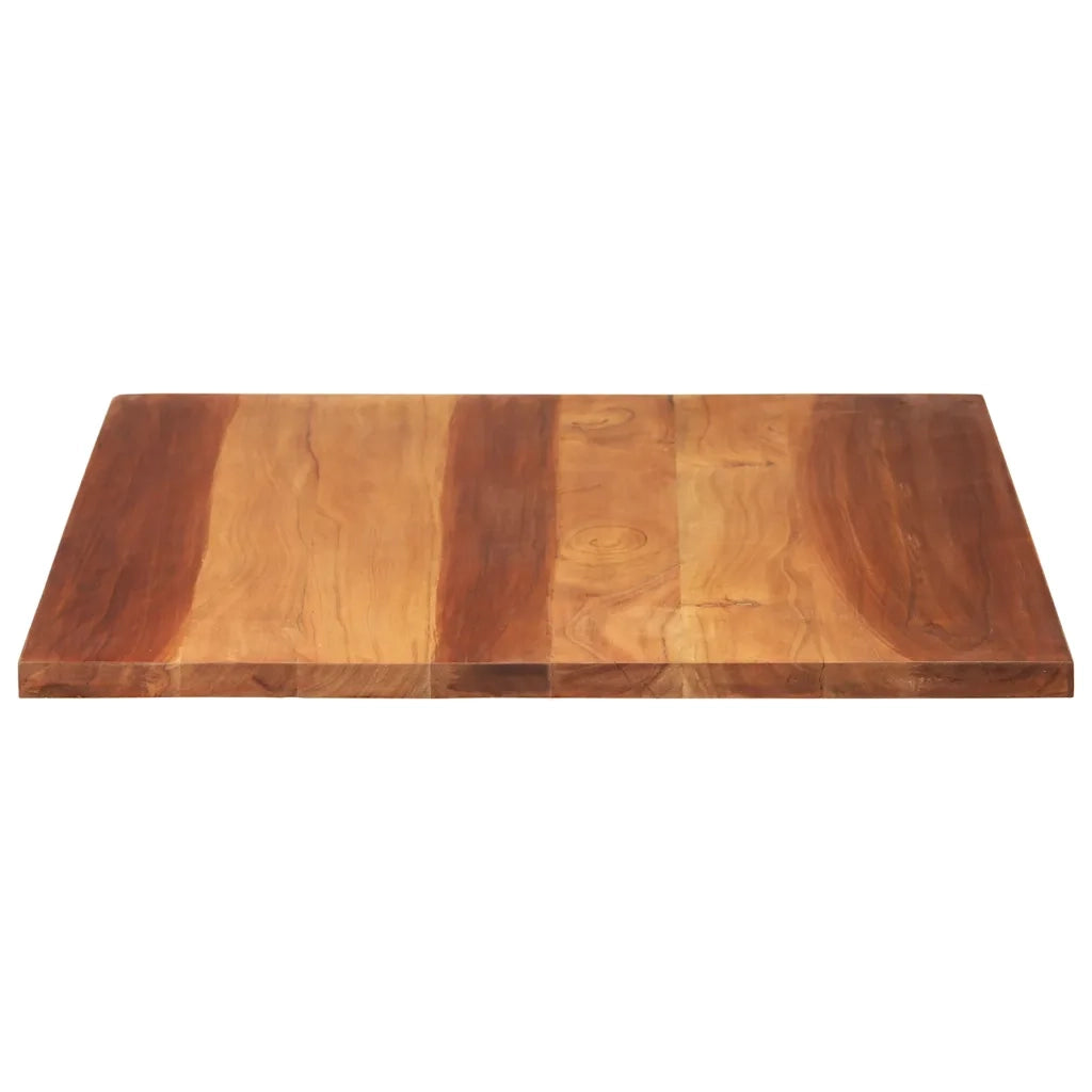 Piano Tavolo in Legno Massello di Acacia 25-27 mm 70x90 cm