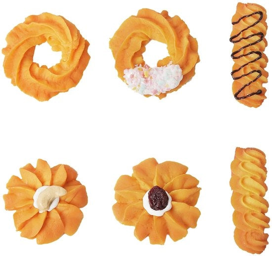 Decorazione alimentare realistica 6 pezzi - simulazione cibo - decorazione/display - accessori fotografici - oggetti unici per regalo - finte ciambelle