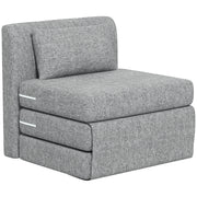 Poltrona letto ¨C zephmum ¨C grigio, con materasso