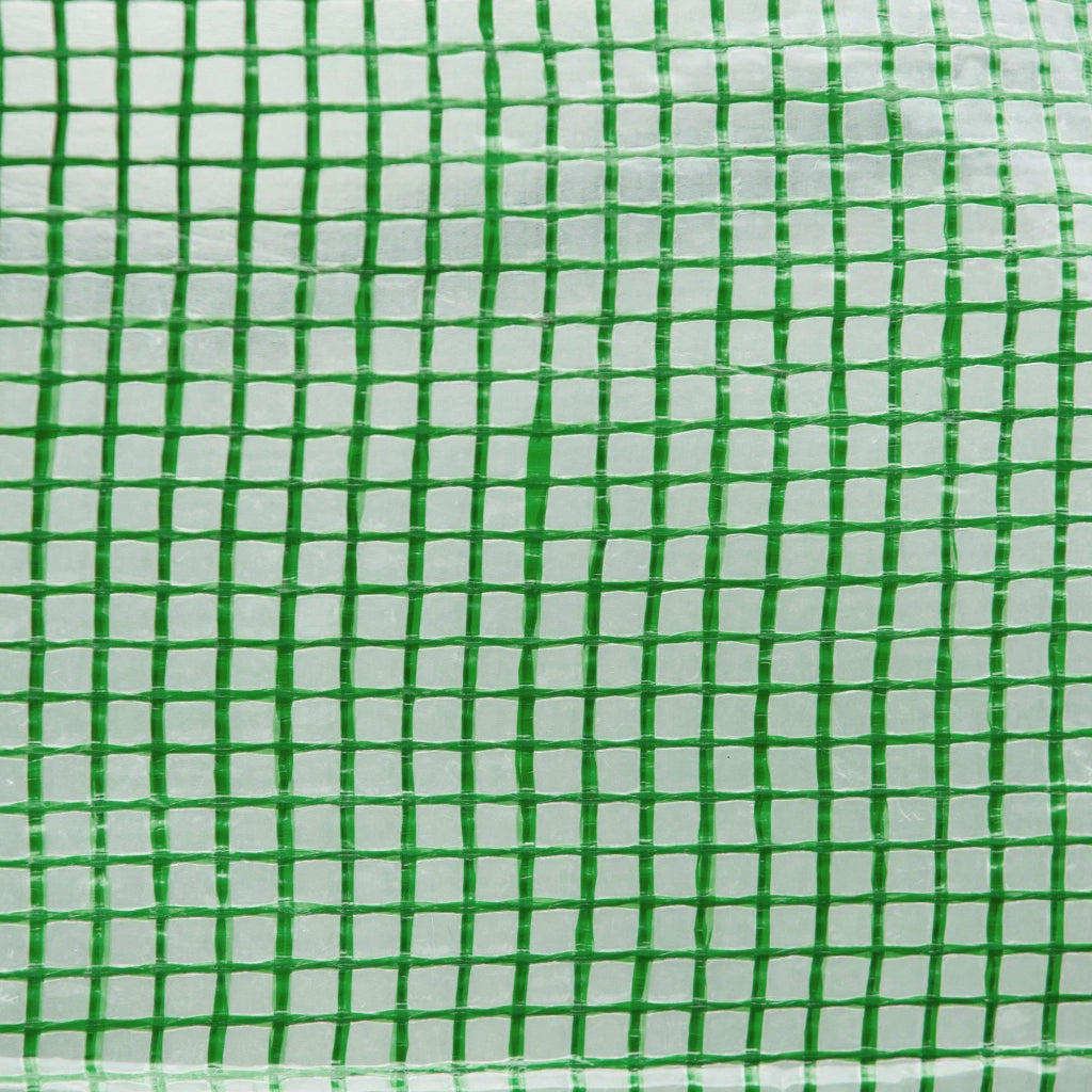 Serra Tunnel 3x3x2 m ¨C zephmum ¨C Verde con Porta a Rullo e Finestre in Rete