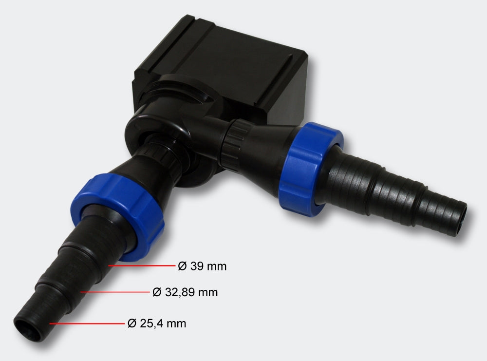 Pompa per laghetto filtro filtrazione corso d'acqua eco acquario piccolo eco laghetto 5000 l/h 30 Watt 4216064