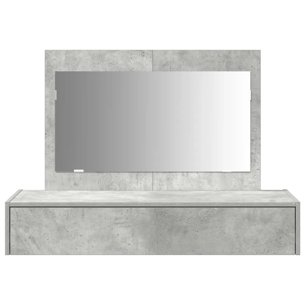 Toeletta | Tavolo da Trucco Grigio 100 x 40 x 70 cm Legno multistrato