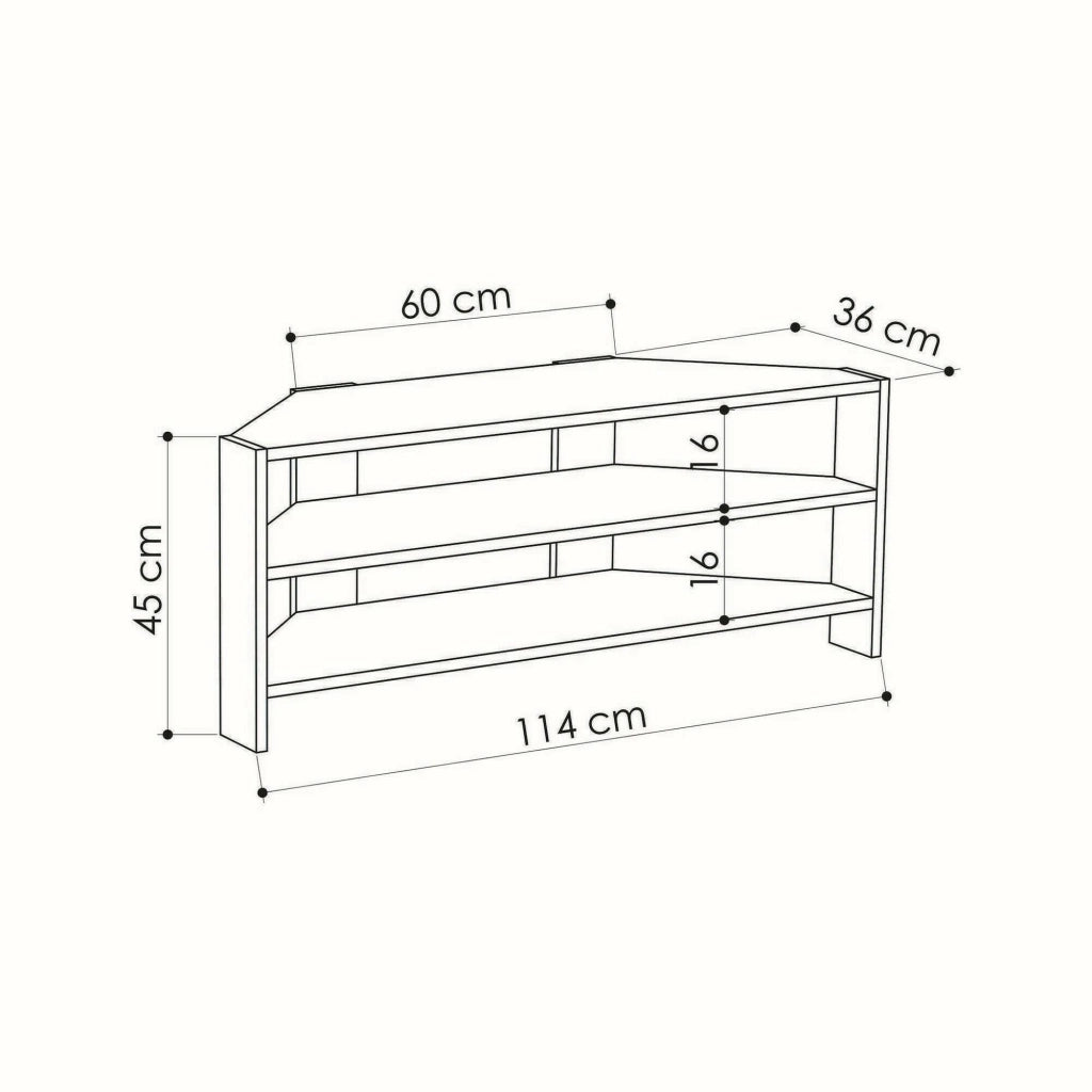 Mobile porta TV Centauro, Credenza da soggiorno, Armadio basso per TV, Base parete attrezzata, 114x36h45 cm, Quercia