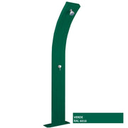 Doccia solare da giardino DADA CURVA 40 LITRI, in alluminio - Doccia Solare Da Giardino Dada Curva 40 Litri, In Alluminio  Colore Blu Colore: Verde