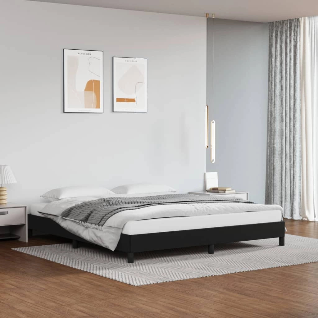 Giroletto Nero 160x200 cm in Similpellecod mxl 95551