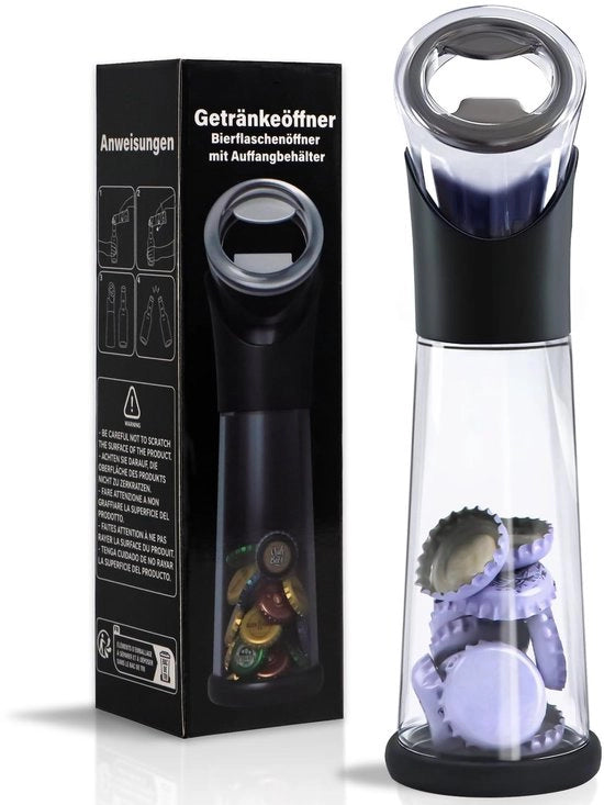 Apri-birra con contenitore di raccolta per cappelli di birra - Opener per birra - Raccoglitore di cappelli di birra - Regalo per uomini - Gadget divertente - Tecnologia a leva per l'apertura facile 

Modello: 
Specifica tecnica: 
Codice prodotto: