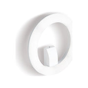 Applique Per Esterni Ed Interni In Alluminio Bianco Led 20 W 2000 Lm 3000K Omega