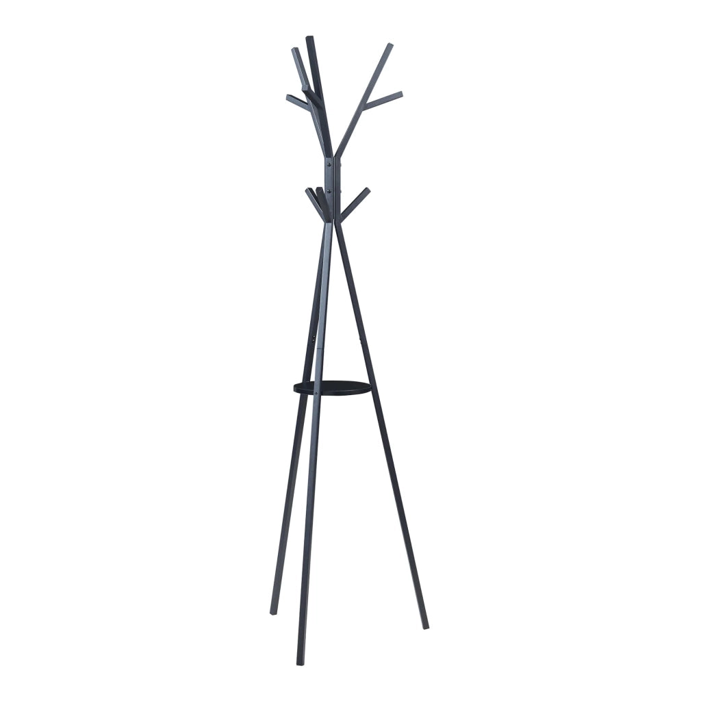 Appendiabiti da ingresso di design 179 x 48 x 48 cm nero 03_0010367