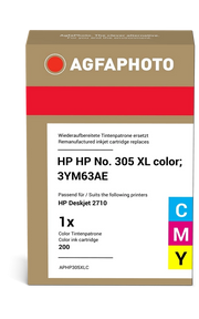ORIGINAL Agfa Photo Cartuccia d'inchiostro differenti colori APHP305XLC ~200 Seiten