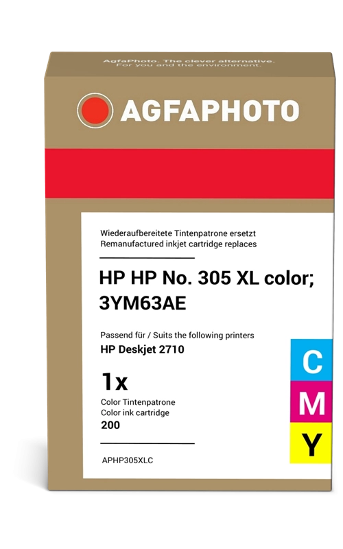 ORIGINAL Agfa Photo Cartuccia d'inchiostro differenti colori APHP305XLC ~200 Seiten