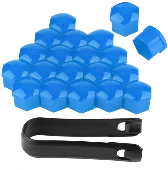 Viti a schermo 20 pezzi - Copri ruota - Copertura a vite 19 mm - Protezione - Nylon PA66 di alta qualità - Facile da installare - Copri ruota per ruota