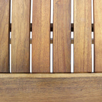 Tavolo Pieghevole 150x80x74 h cm in Legno di Acacia Marrone