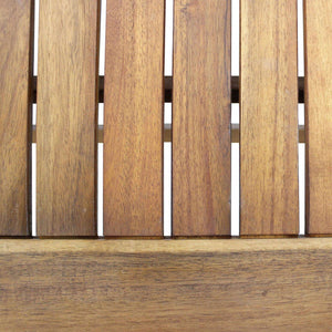 Tavolo Pieghevole 150x80x74 h cm in Legno di Acacia Marrone