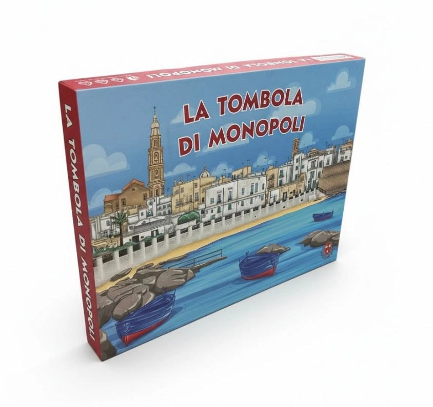 Tombola Edizione Città di Monopoli Palmitessa - Made in Italy - gioco di società, per tutta la famiglia