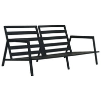 Set Divani da Giardino 5 pz con Cuscini Alluminio Grigio Scuro cod mxl 35778