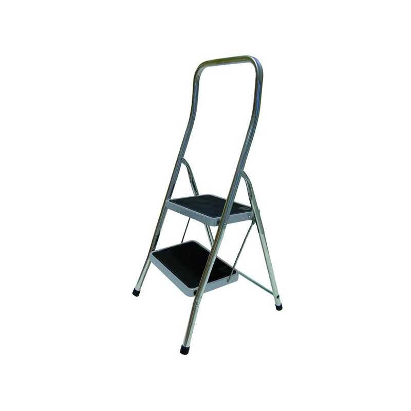 Sgabello Super-P Alluminio Alice Gradini Larghi Gradini 2