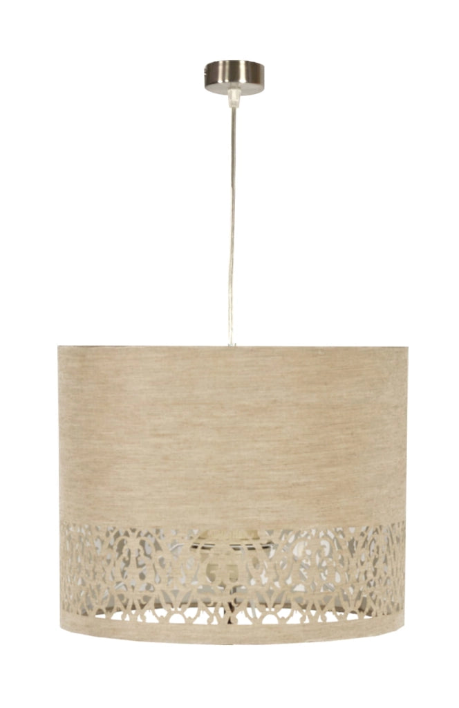 Lampada a sospensione Candellux Arabesca argento Ø33 E27
