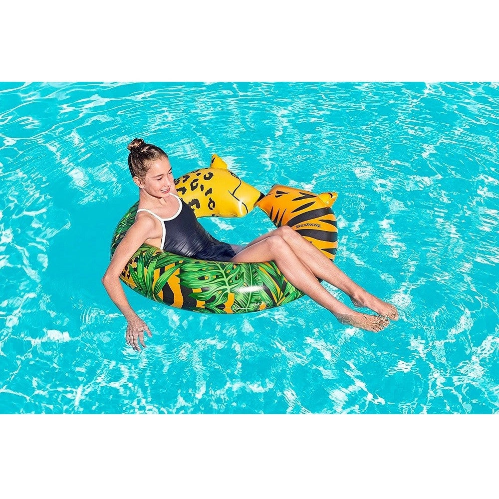 Trade Shop - Salvagente Aperto Fashion Jungle Dream 119cm Estate Spiaggia Lago Piscina 36360 -