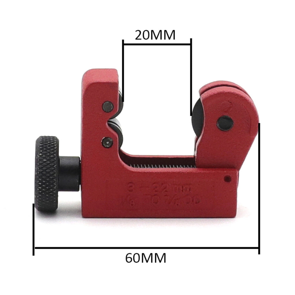 Tagliatubo mini per rame da 3 a 22 mm