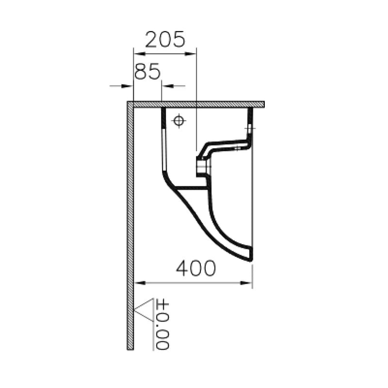 Bidet sospeso - Serie Normus