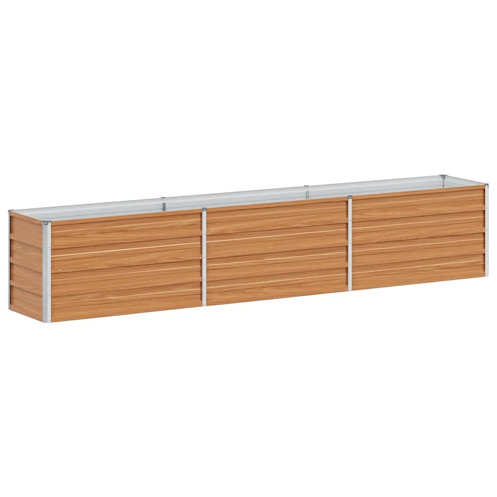 Letto rialzato da giardino Marrone Chiaro 240 x 40 x 45 cm