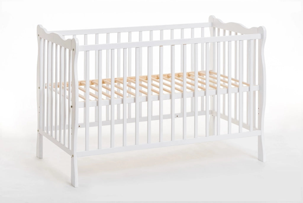 Letto culla 124x82x71 Cm in legno di pino Ala colore Bianco
