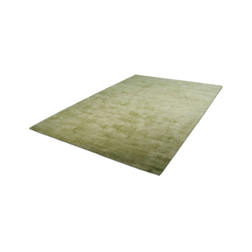 Tappeto di design Luxury 100 in viscosa verde nobile