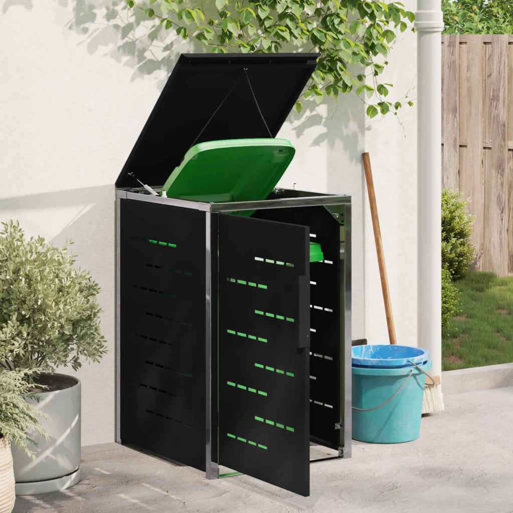 Stoccaggio contenitore a ruote Nero 77,5 x 69 x 112,5 cm 42028994