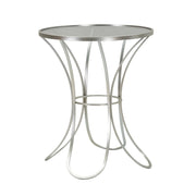 Tavolino VKH564, Argento, Metallo, 56x56x68 cm