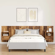 Testata con Comodino 3 pcs Legno vecchio Legno multistrato 3415675