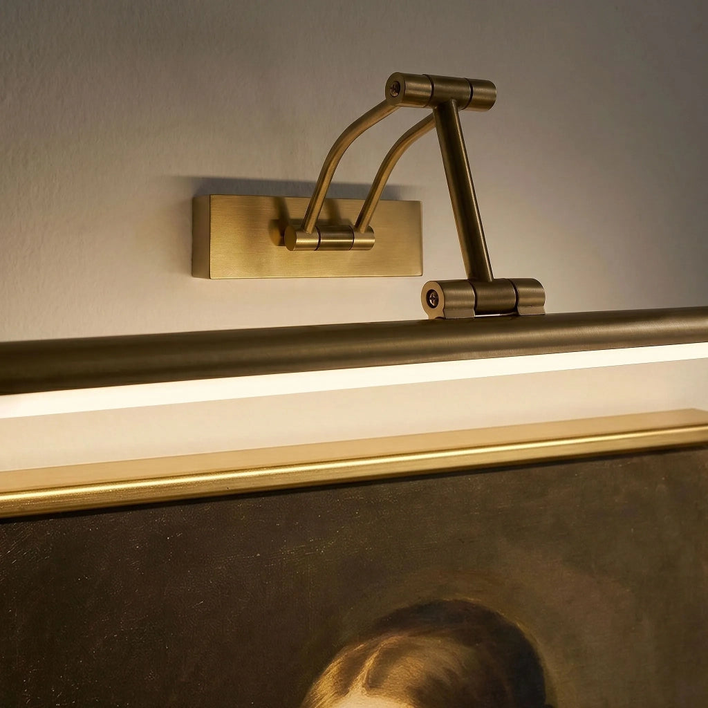 Applique Da Bagno Led Swe022-1w 42cm Brush Gold