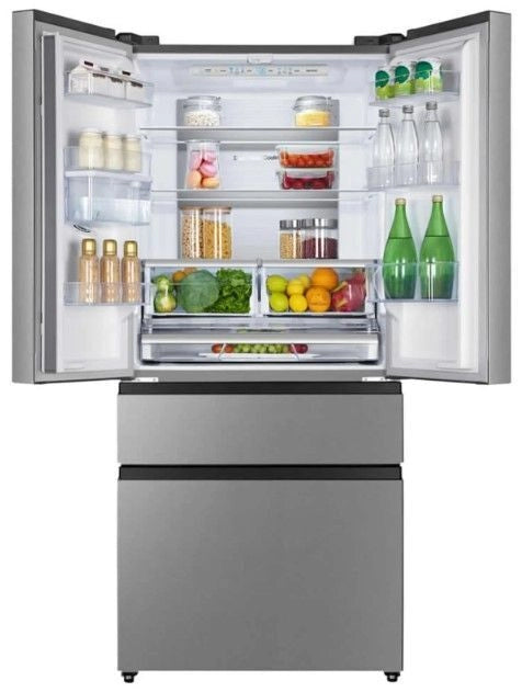Hisense RF540N4WIE frigorifero side-by-side Libera installazione 430 L E Acciaio inox