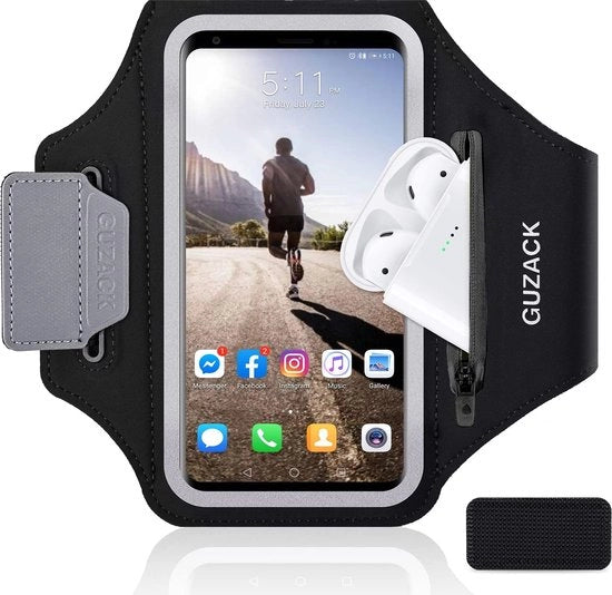 Bracciale sportivo - supporto per smartphone - per camminare in bicicletta