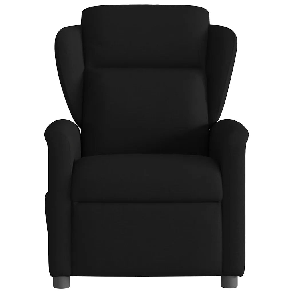 Divano Sedia-Poltrona Reclinabile in Tessuto Nero 767977