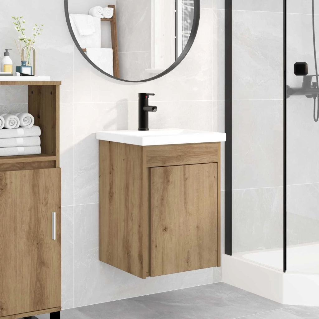 Mobile bagno con rubinetto Rovere Artigianale 42 x 40 x 74,5 cm 889536